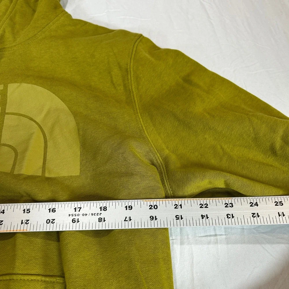 The North Face Mens Olive Green Graphic Logo Pullover Hoodie Large A7UNL F23